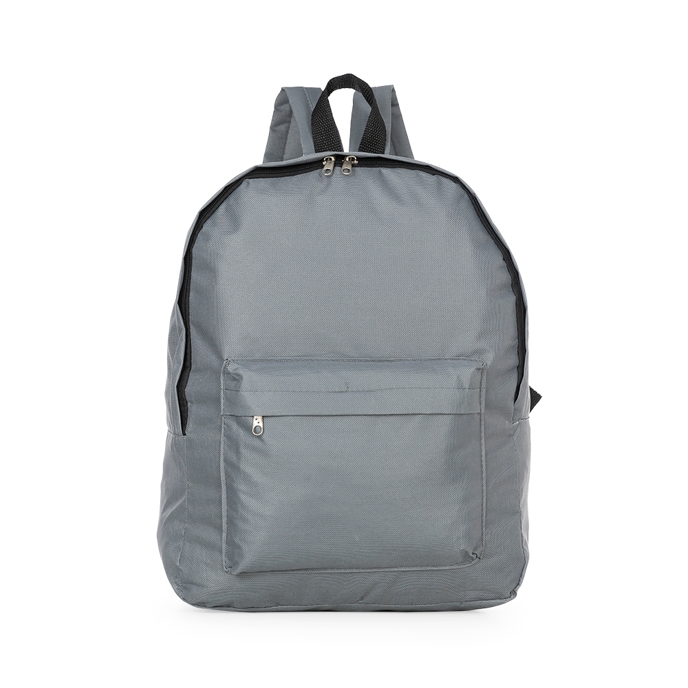 Mochila de nylon cinza jpg