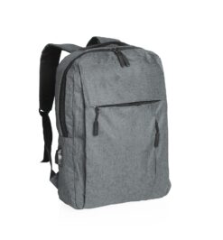 Mochila de nylon usb l cinza jpg