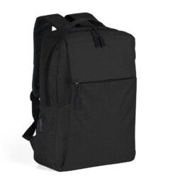 Mochila de nylon usb l preto jpg