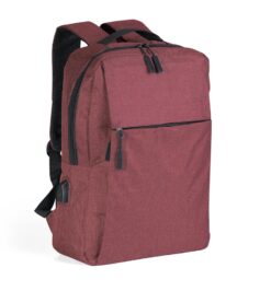 Mochila de nylon usb l vermelho jpg