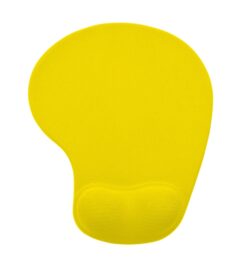 Mouse pad com almofada amarelo jpg