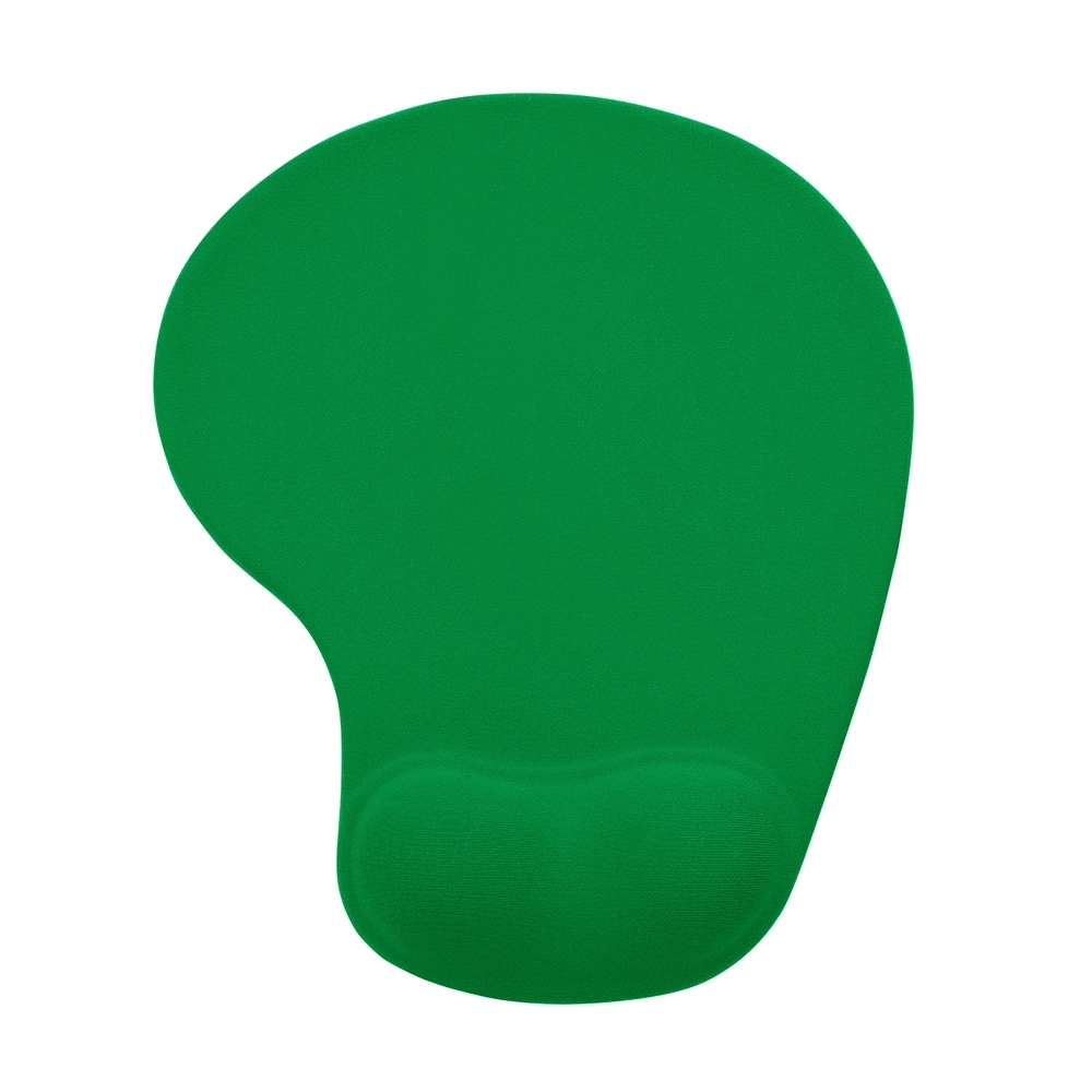 Mouse pad com almofada verde jpg