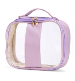 Necessaire pvc impermeavel lilas jpg