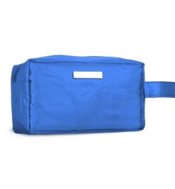 Necessaire pvc impermeavel com plaquinha azul claro jpg