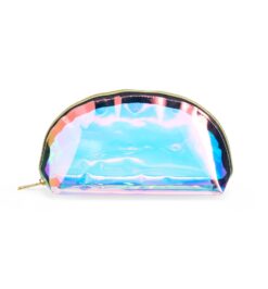 Necessaire plastico holografica transparente jpg