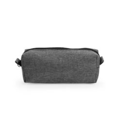 Necessaire poliester pvc mescla cinza jpg