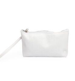 Necessaire de couro sintetico branco jpg