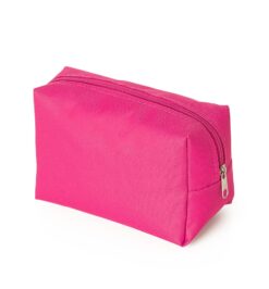 Necessaire de nylon rosa escuro jpg