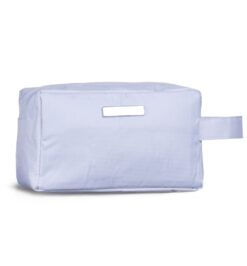 Necessaire de pvc com plaquinha branco jpg