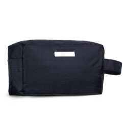 Necessaire de pvc com plaquinha preto jpg