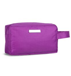 Necessaire de pvc com plaquinha roxo jpg