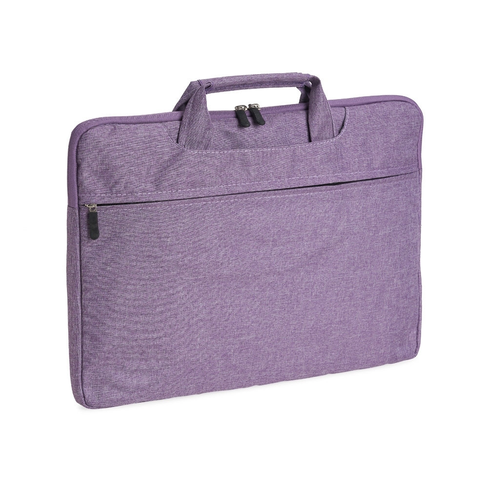 Pasta para notebook de poliester roxo jpg