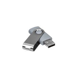 Pen drive sm giratorio metal gb prata jpg