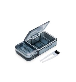 Porta comprimidos plastico azul jpg