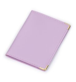 Porta documento em couro sintetico rosa jpg