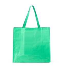 Sacola plastica verde jpg
