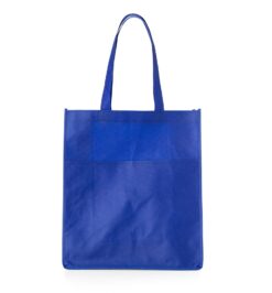 Sacola tnt com bolso azul jpg