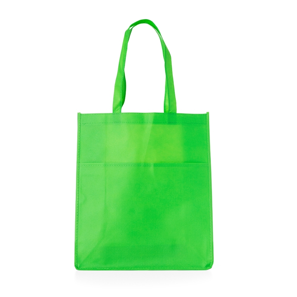 Sacola tnt com bolso verde jpg
