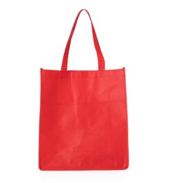 Sacola tnt com bolso vermelho jpg