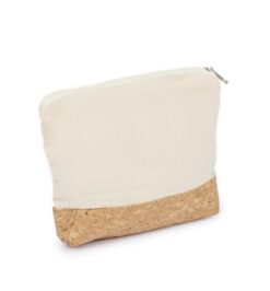 Nécessaire em algodão e cortiça personalizada