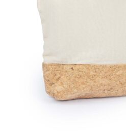 Nécessaire em algodão e cortiça personalizada