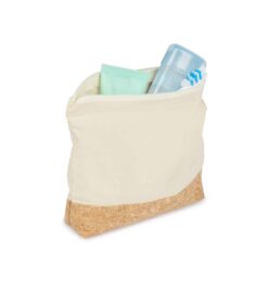 Nécessaire em algodão e cortiça personalizada