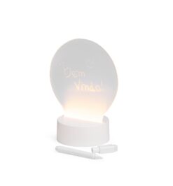 Luminária led de mesa personalizável para empresas