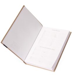 Agenda diária personalizável 2026 para brindes corporativos