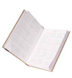 Agenda diária personalizável 2026 para brindes corporativos