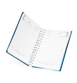 Agenda diária 2026 wire-o personalizável para empresas