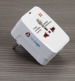 Adaptador de tomada universal quadrado personalizável