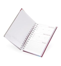 Agenda diária 2026 personalizável para empresas