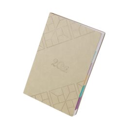 Agenda personalizada de couro sintético 2026