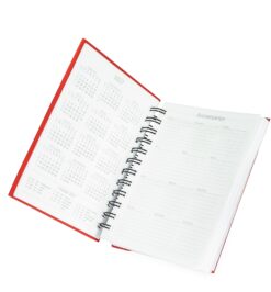 Agenda 2026 personalizada com capa emborrachada