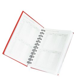 Agenda 2026 personalizada com capa emborrachada