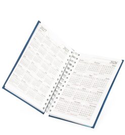 Agenda diária 2026 personalizável para empresas