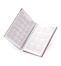 Agenda diária 2026 personalizável para empresas