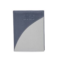 Agenda corporativa personalizável de couro sintético