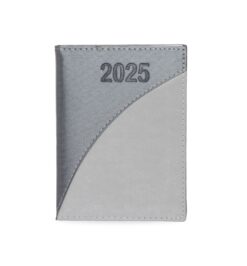 Agenda corporativa personalizável de couro sintético