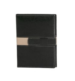 Agenda diária personalizável com fecho e suporte para caneta