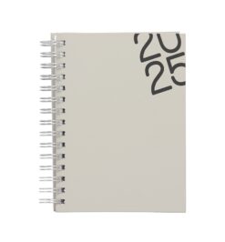Agenda diária 2026 wire-o personalizável para empresas