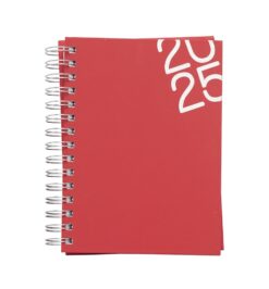 Agenda diária 2026 wire-o personalizável para empresas