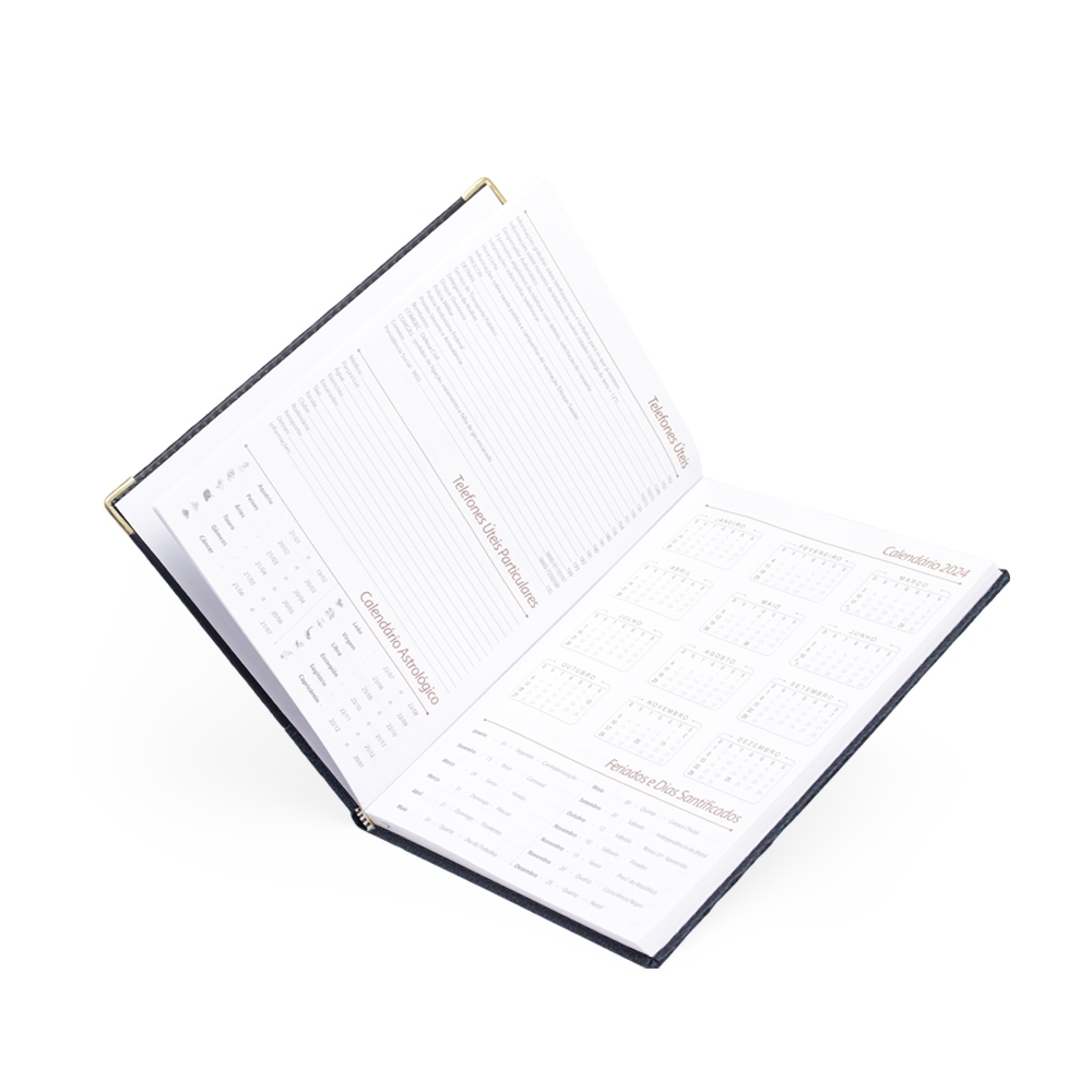 Agenda diária personalizável para empresas