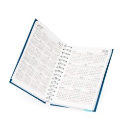 Agenda diária 2026 wire-o personalizável para empresas