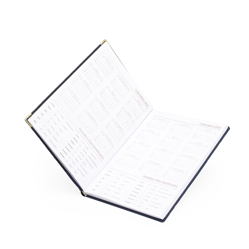 Agenda diária personalizável para empresas