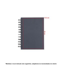 Agenda 2026 personalizada com capa emborrachada