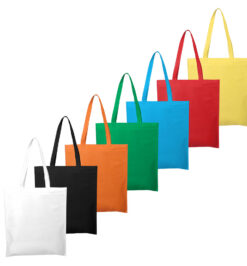 Sacola tnt personalizada(41x37x8,5cm)