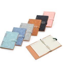 Caderno fichário em pu personalizável