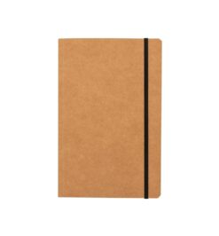 Caderneta kraft quadriculada personalizada