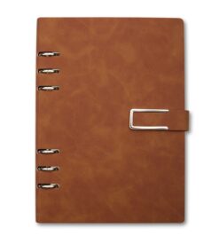 Caderno fichário em pu personalizável